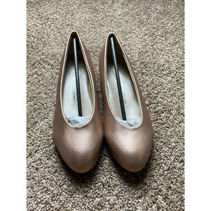 Angel Steps JanDress Rose Gold Flats